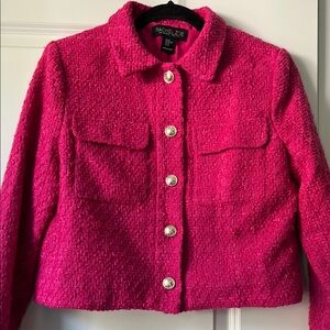 Rachel Zoe Pink Cropped Blazer